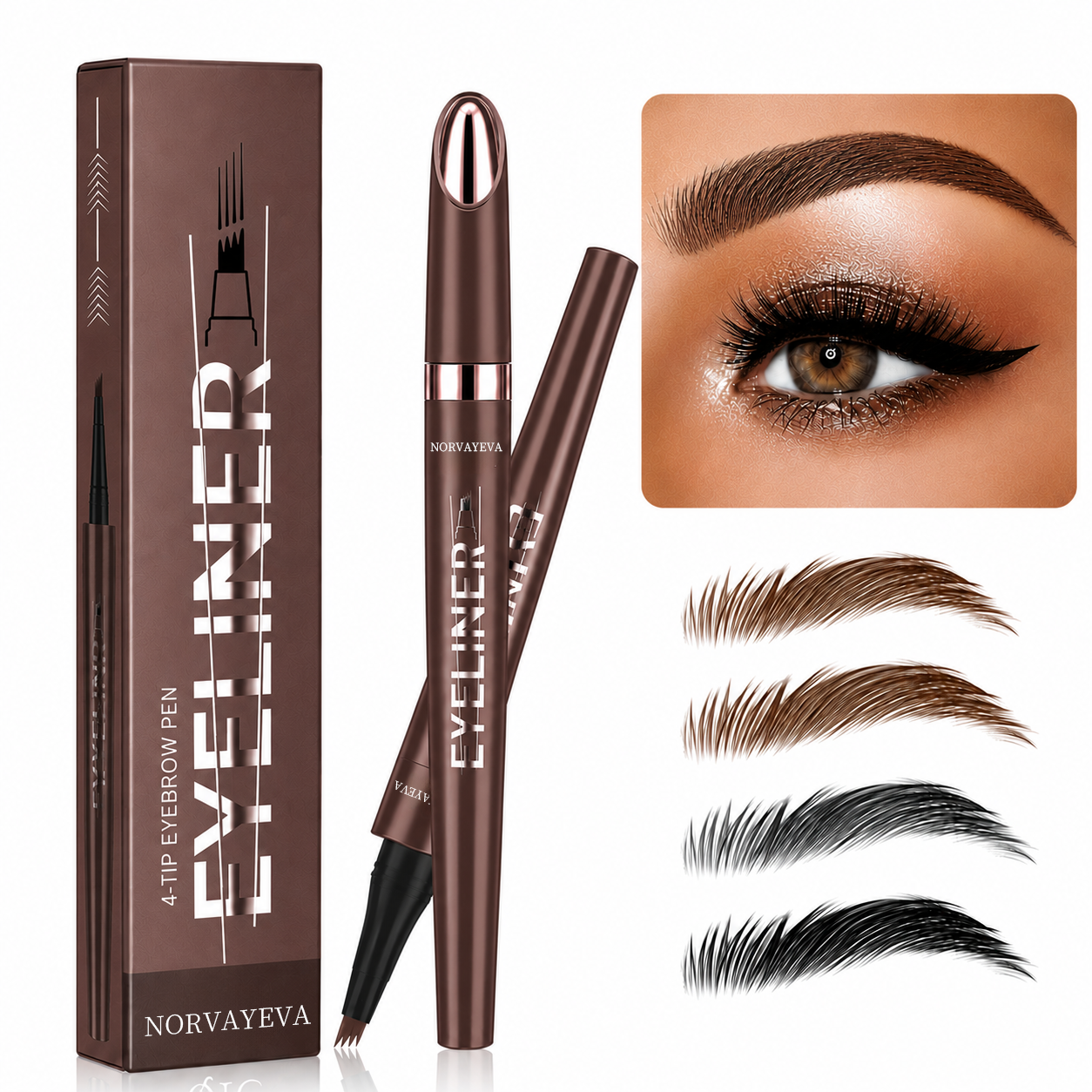 Last Day: Buy One, Get One Free! ✨ Waterproof Micro-Fork Eyebrow Pencil (Upgraded Version)