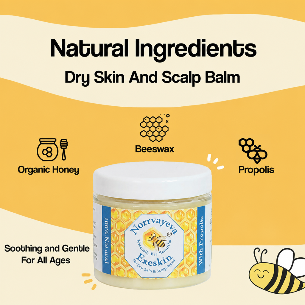 Norrvayeva Bee 100% Natural skin Balm - Dry Skin & Scalp