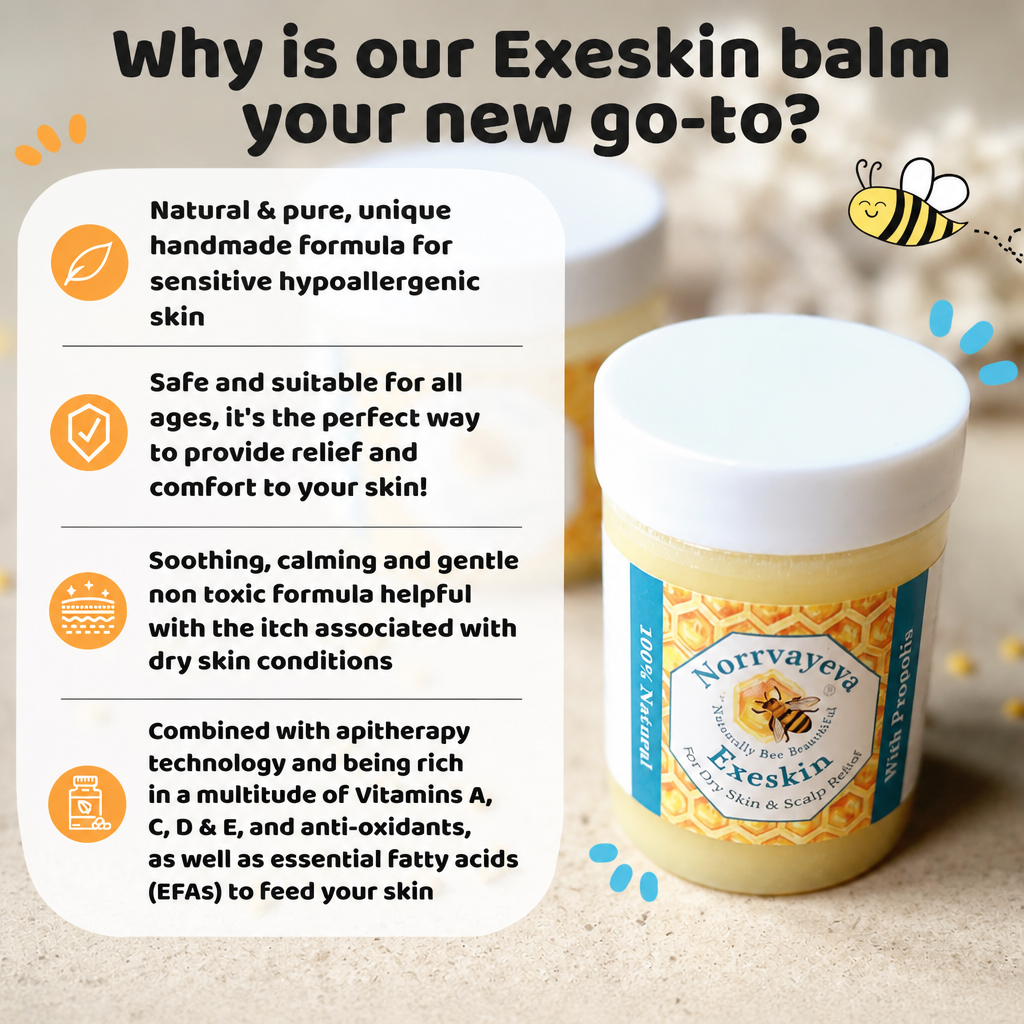 Norrvayeva Bee 100% Natural skin Balm - Dry Skin & Scalp