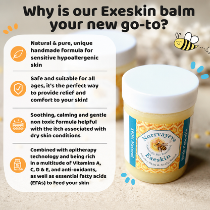 Norrvayeva Bee 100% Natural skin Balm - Dry Skin & Scalp